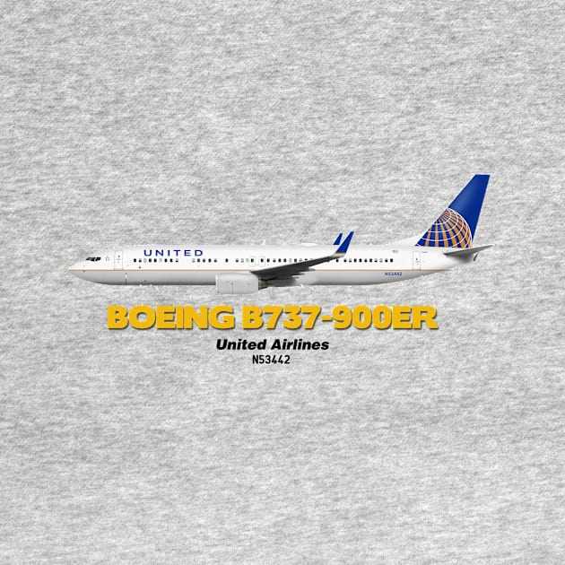 Boeing B737-900ER - United Airlines by TheArtofFlying